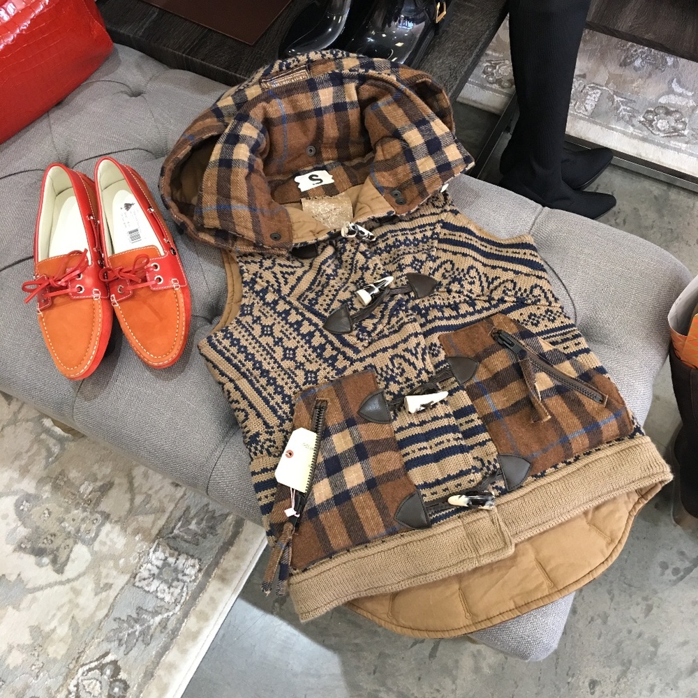 New Da-Nang Knit Wool Vest Coat Jacket - Picture 4 of 8